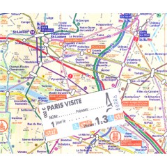 Paris Visite Travel Card Voucher Zones 1-3
