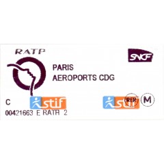 RER - Paris to Charles de Gaulle Airport