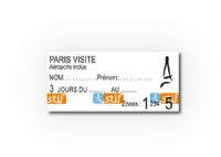 A Paris visite pass ticket